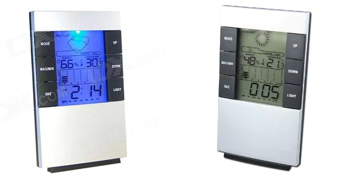 5,50€ από 9,90€ για έναν Μετεωρολογικός Σταθμός Ρολόι-Ξυπνητήρι, με παραλαβή από το Idea Hellas στη Νέα Ιωνία και με δυνατότητα πανελλαδικής αποστολής στο χώρο σας.Κωδ: 230.1318.