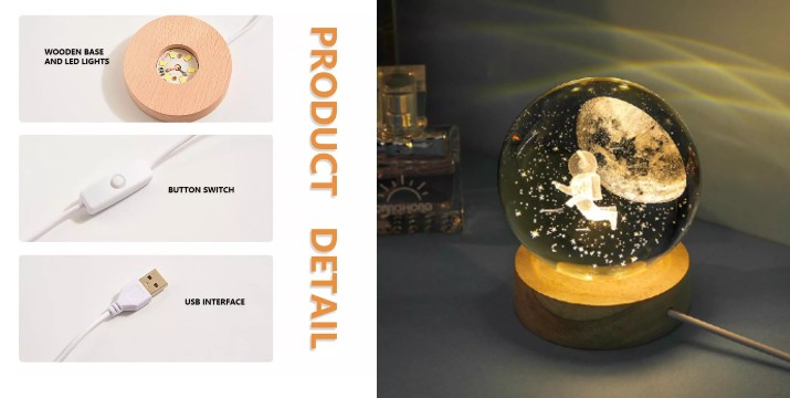 6,50€ για μία Διακοσμητική Κρυστάλλινη Μπάλα 8cm 3D με Ξύλινη Βάση – Αστροναύτης, με παραλαβή από το Idea Hellas στη Νέα Ιωνία και με δυνατότητα πανελλαδικής αποστολής στο χώρο σας.Κωδ: 230.19925.