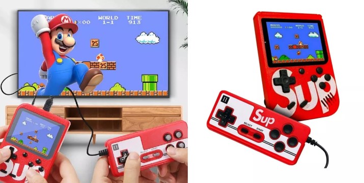 8,90€ από 17,90€ (-50%) για μία Φορητή Ρετρό Κονσόλα Sup Game Box 400 in 1 με 3″ Οθόνη,& 2ο Χειριστήριο – 400 Παιχνίδια, με παραλαβή ή δυνατότητα πανελλαδικής αποστολής στο χώρο σας από την Idea Hellas στη Νέα Ιωνία.