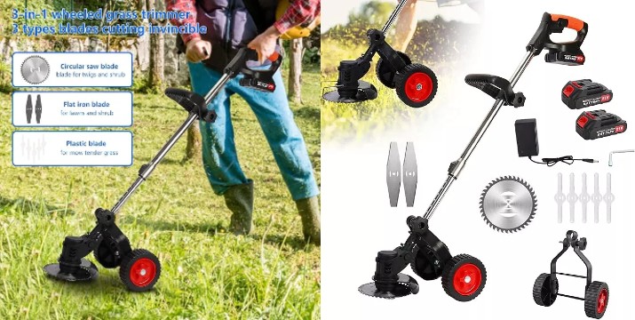  39,90€ για ένα Ασύρματο Ηλεκτρικό Χορτοκοπτικό Μπαταρίας 21V Με Ρόδες Andowl, με παραλαβή ή δυνατότητα πανελλαδικής αποστολής στο χώρο σας από το “Idea Hellas” στη Νέα Ιωνία.Κωδ: 230.19269