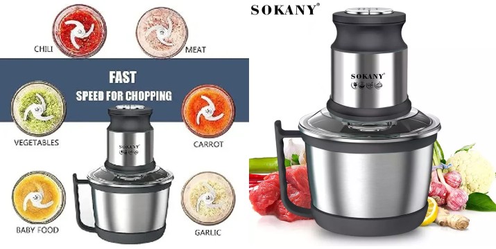 17,90€ από 29,90€ για ένα Πολυκόπτη Multi 800W με Δοχείο 3lt Sokany, με παραλαβή ή δυνατότητα πανελλαδικής αποστολής στο χώρο σας από την Idea Hellas στη Νέα Ιωνία.