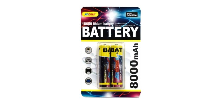 3,50€ για Επαναφορτιζόμενες Μπαταρίες Λιθίου 8000mAh 2τμχ, με παραλαβή από την Idea Hellas και δυνατότητα πανελλαδικής αποστολής στο χώρo σας.Κωδ: 230.8253