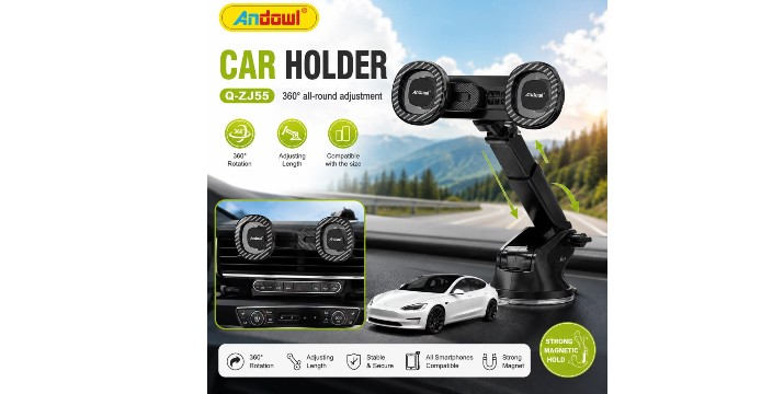 5,90€ για μία Βάση Κινητού Αυτοκινήτου Andowl με Μαγνητική Στήριξη, με παραλαβή από την Idea Hellas και δυνατότητα πανελλαδικής αποστολής στο χώρo σας.Κωδ:230.21455X