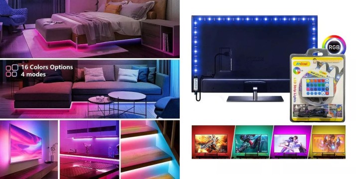 4€ για μία Αδιάβροχη Ταινία LED RGB USB 2m Andowl με Τηλεχειριστήριο, με παραλαβή από την Idea Hellas και δυνατότητα πανελλαδικής αποστολής στο χώρo σας.Κωδ:230.21458X