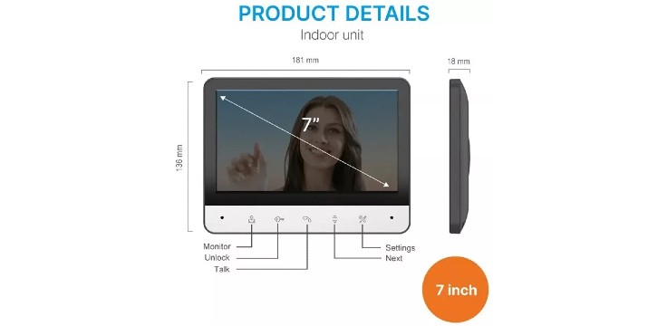 86,90€ για ένα Σετ Θυροτηλέφωνο με Οθόνη και Κάμερα, με παραλαβή από την Idea Hellas και δυνατότητα πανελλαδικής αποστολής στο χώρo σας.Κωδ:230.16418