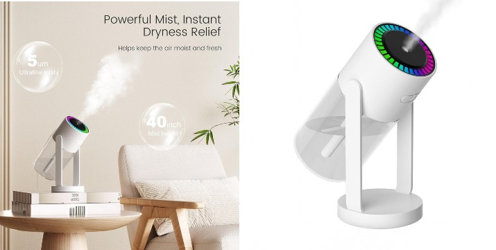 9,90€ για έναν Υγραντήρας Χώρου Υπερήχων 260ml USB με Φωτισμό LED Andowl, με παραλαβή από την Idea Hellas και δυνατότητα πανελλαδικής αποστολής στο χώρo σας.Κωδ:230.21431X