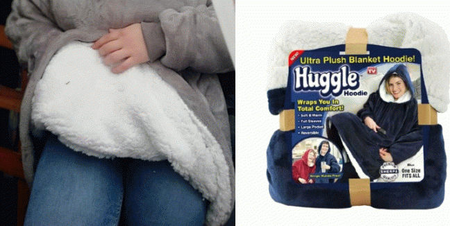 12,90€ από 25€ (-50%) για Μπλουζοκουβέρτα Fleece με Κουκούλα Huggle Hoodie One Size, με παραλαβή από το Idea Hellas στη Νέα Ιωνία και με δυνατότητα πανελλαδικής αποστολής στο χώρο.