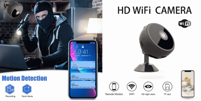 15,90€ για μία Mini Κάμερα Ασφαλείας 4K WiFi Andowl – Με Νυχτερινή Όραση & Ανίχνευση Κίνησης, με παραλαβή από την Idea Hellas και δυνατότητα πανελλαδικής αποστολής στο χώρo σας.Κωδ: 230985F