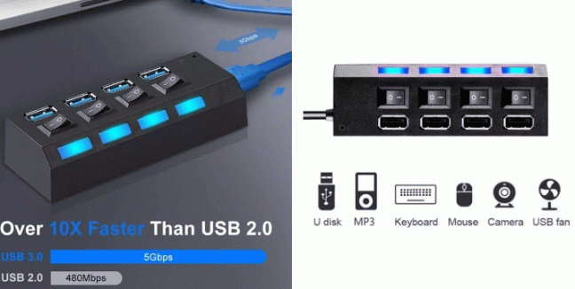 3,90€ για ένα USB Hub με 4 Θύρες USB-A Και Διακόπτες USB-4 – Μαύρο, με παραλαβή από την Idea Hellas και δυνατότητα πανελλαδικής αποστολής στο χώρo σας.Κωδ:230.20534